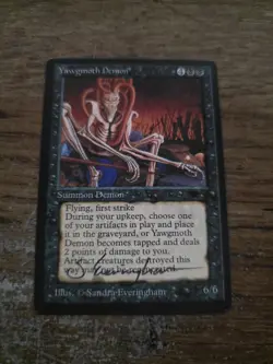 Yawgmoth Demon Artist Proof SIGNED By Sandra Everingham Mtg - Image 1