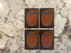 Blue Elemental Blast x4 Magic the Gathering Revised Blue Elemental Blast Played - Image 2