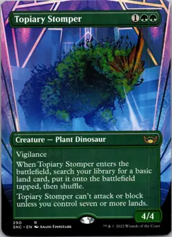 Topiary Stomper (Borderless) R Streets of New Capenna 290 NM - Image 1