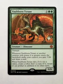 Vaultborn Tyrant (Promo Pack Stamped) - Outlaws of Thunder Junction - NM MTG - Image 1