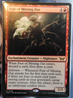 Fear of Missing Out - Regular - DSK - NM (Unplayed) - MTG - Image 1