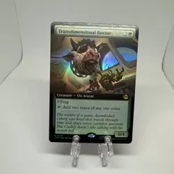Transdimensional Bovine (Extended Art) #274 (Foil) (NM) TMT Magic MTG - Image 1