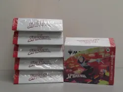 (6) Lot 2025 Magic The Gathering Marvel Spider-Man Sealed Collector Booster Box - Image 1