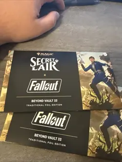 Magic The Gathering Secret Lair Fallout Beyond Vault 33 Foil Edition - Image 1