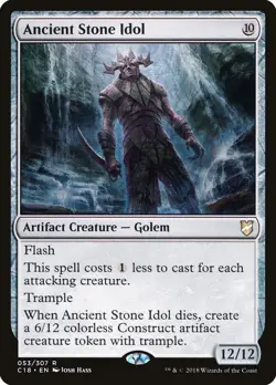 Ancient Stone Idol NM #53 Commander 2018 MTG - Image 1