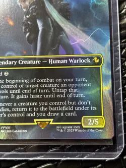 Edea, Possessed Sorceress (Borderless) Commander: Final Fantasy Foil NM Rare - Image 4