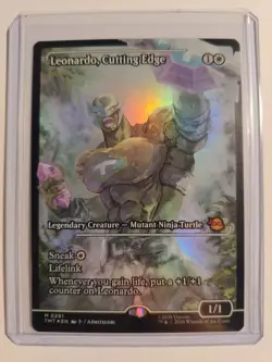 0281 Leonardo, Cutting Edge Showcase FOIL MTG TMT Nm/M - Image 1