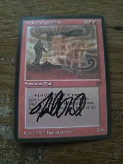 Wall Of Opposition Artist Proof SIGNED By Harold McNeill Mtg - Image 1