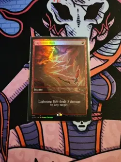 1x MTG SLD Lightning Bolt (085), Near Mint Foil - Image 1