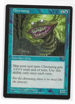 MTG ~ 1x Chronatog ~ Visions LP - Image 1
