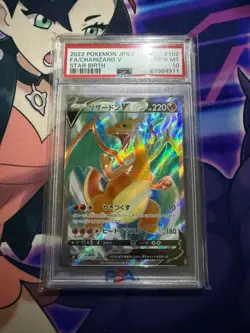 2022 Pokemon Japanese Star Birth CHARIZARD V 102/100 SR PSA 10 GEM MINT - Image 1