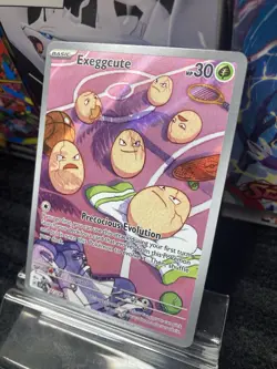 Pokemon Exeggcute Illustration Rare Holo 192/191 SV08 Surging Sparks 30 HP - Image 3