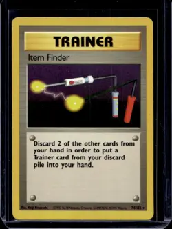 1999 Pokemon Unlimited Item Finder Rare #74/102 - Image 1