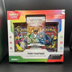 Pokemon First Partner Illustration Collection Series 1 Promo Booster Box English - Image 1