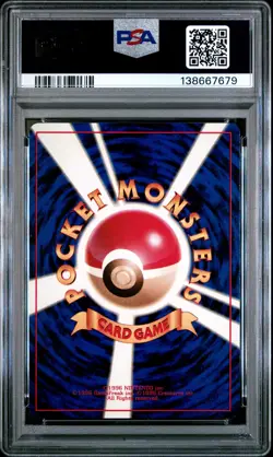 1996 POKEMON BASE SET JAPANESE #9 BLASTOISE-HOLO PSA 9 - Image 2