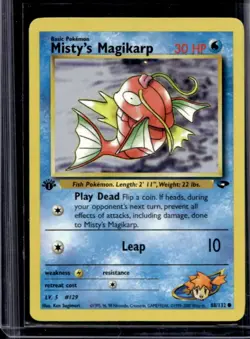 2000 Pokemon Gym Challenge 1st Edition Misty's Magikarp #88/132 - Image 1