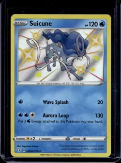 2021 Pokemon SWSH Shining Fates Suicune Shiny Vault #SV022/SV122 - Image 1