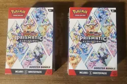 2 Pokemon Prismatic Evolutions Booster Bundle s - Image 3