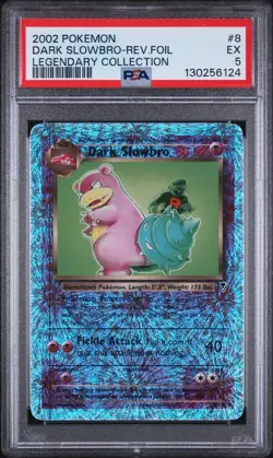 2002 POKEMON LEGENDARY COLLECTION #8 DARK SLOWBRO-REVERSE FOIL - Image 1
