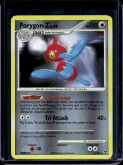 2008 Pokemon Diamond & Pearl Great Encounters Porygon-Z Reverse Holo #6/106 - Image 1