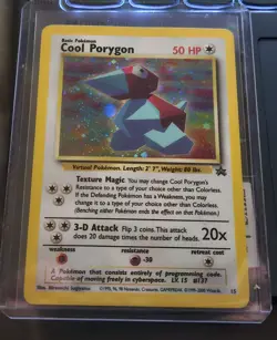 Pokemon Cool Porygon Black Star Promo Holo - Image 1