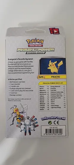Pokemon XY Evolutions Pikachu Power Theme Deck Set NIB HTF RARE 820650801600 - Image 2