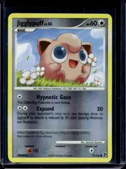 2008 Pokemon Diamond & Pearl Great Encounters Jigglypuff Reverse Holo #72/106 - Image 1