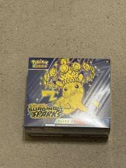 Pokemon TCG Surging Sparks ETB Elite Trainer Box+Booster Bundle SEALED Lot of 4 - Image 2