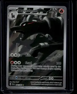 Pokemon TCG Houndoom 066/064 Shrouded Fable Illustration Rare NM - Image 1
