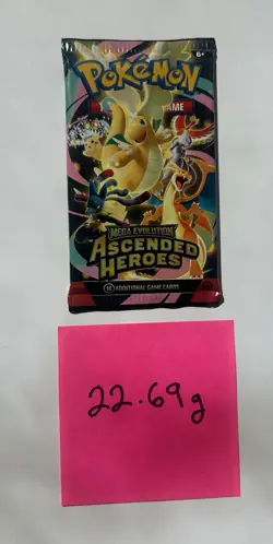 VERY HEAVY 22.69g Ascended Heroes Booster Pack | Pokemon | NEW & SEALED - Image 3