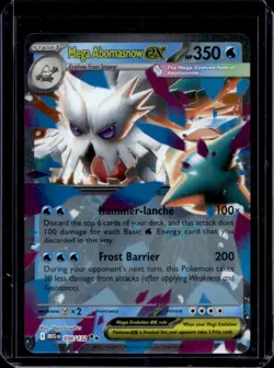 2025 Pokemon Mega Evolution Abomasnow ex Double Rare #036/132 - Image 1