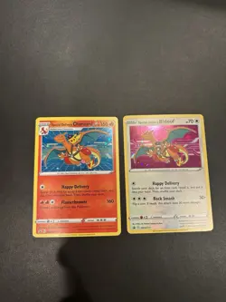 Pokemon TCG Charizard Special Delivery Pair SWSH075 & SWSH177 - Image 1