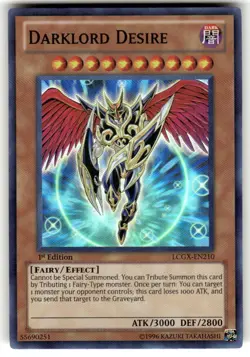 Darklord Desire LCGX-EN210 Yu-Gi-Oh Legendary Collection 2-1st Edition NM Super - Image 1