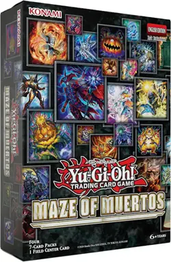 Yu-Gi-Oh! Maze of Muertos 4-Pack Box SEALED - 1st Edition - Bonus Field Center - Image 1
