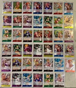 BANDAI ONE PIECE HUGE EB-03 HEROINES ALL RARE FOIL LOT X41 ULTI LIM SUGAR NAMI - Image 1