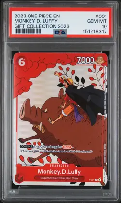 2023 ONE PIECE GIFT COLLECTION 2023 #001 MONKEY D. LUFFY PSA 10 - Image 1