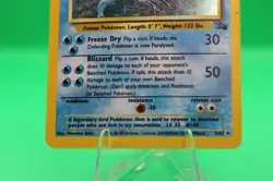 Pokemon TCG Articuno Fossil Holo Unlimited Rare Card 2/62 MP - Image 4