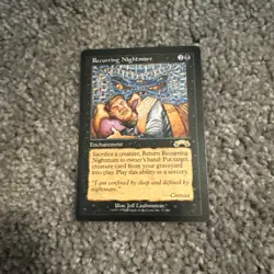 MTG Reoccurring Nightmare Exodus Card Mint Condition - Image 1