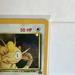 Pokemon Card MEOWTH |Game Boy Holo / BLACK STAR PROMO-Rare | Card #10 Vintage MP - Image 4