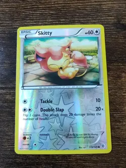 Skitty 113/149 Boundaries Crossed Reverse Holo Pokemon Card - Image 1