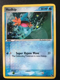 Mudkip 11/17 POP 4 Pokemon holo rare card MP/HP - Image 1