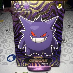 Shadow Box hit Crystal Card Collection GENGAR NON-TCG Pokemon Card Nintendo - Image 1