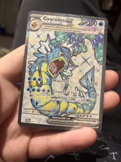 GYARADOS EX 225/198 Scarlet & Violet Pokemon Card - Ultra Rare Full Art - Image 1