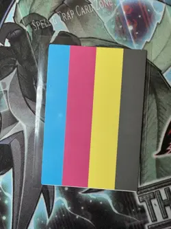 Yugioh Color Test Print Non-Holo MISPRINT ERROR Card English - Image 1