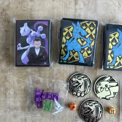 Lot Of (18) - Pokemon TCG ETB Dice Lot Plus Counters And Card Sleeves - New - Image 2