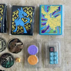 Lot Of (18) - Pokemon TCG ETB Dice Lot Plus Counters And Card Sleeves - New - Image 4