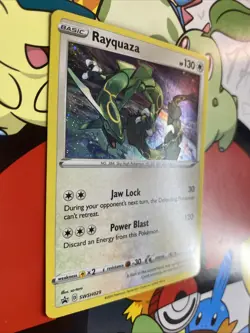 Rayquaza SWSH029 SWSH: Sword & Shield Black Star Promo Cards Holo NM - Image 2
