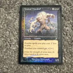 MTG Undead Warchief Foil Card Mint - Image 1