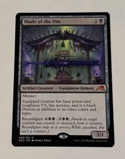 MTG Blade of the Oni - Kamigawa: Neon Dynasty NM - Image 1
