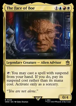 MTG The Face of Boe ** Doctor Who ** English (NM) - Image 1